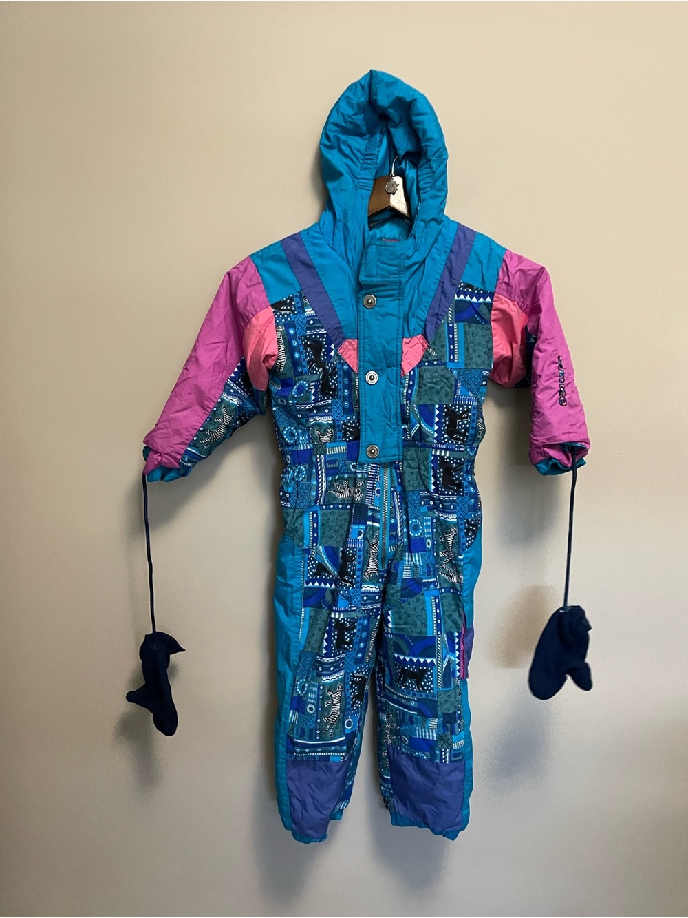 Sun Ice Vintage 80s 1 Piece Ski Suit Toddler Size 3